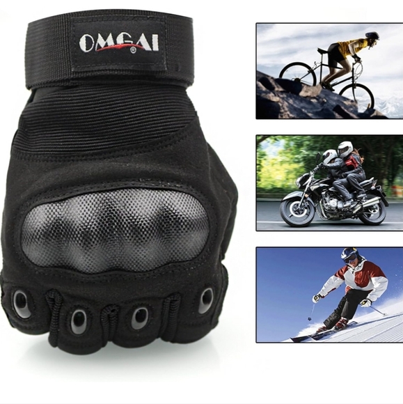 TACTICAL HARD KNUCKLE GLOVES L SIZE OMGAI - Picture 6 of 7